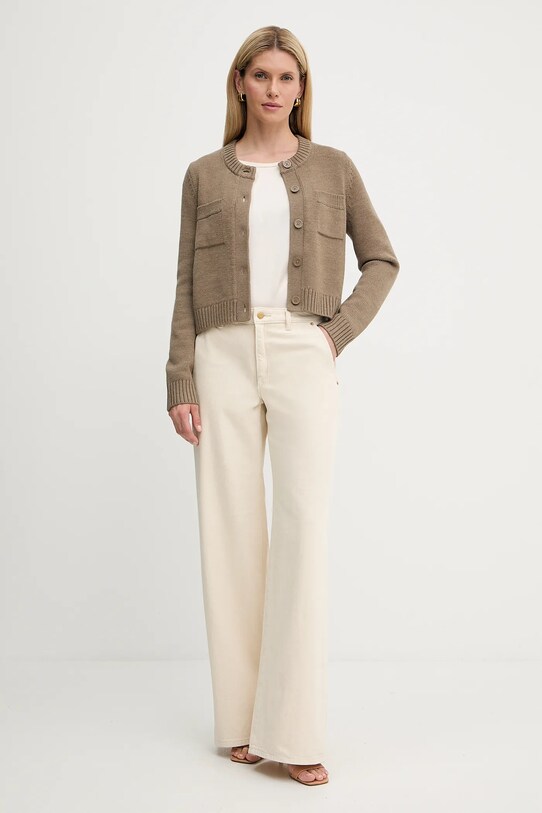 Džíny MICHAEL Michael Kors MT5907MHNG béžová AW25