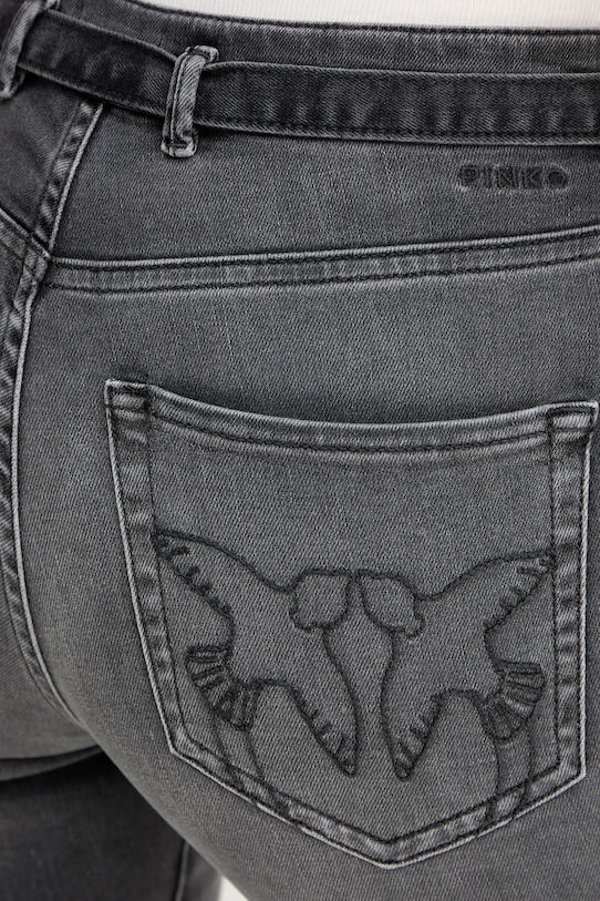Pinko jeansy szary 100166.A2S2