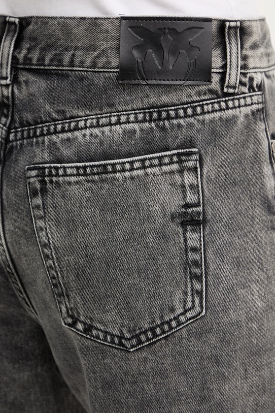 Pinko jeansy bawełniane szary 104635.A2W4