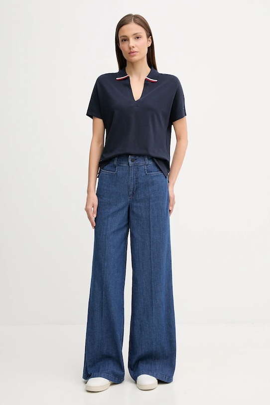 OUI jeansy 90913 granatowy AW25