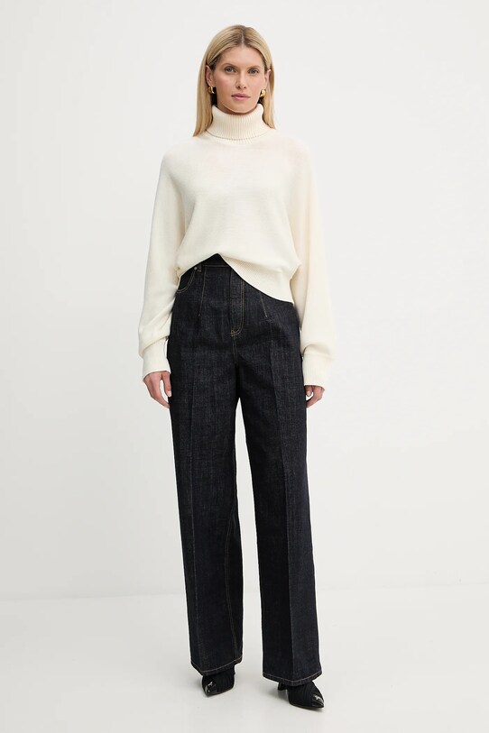 Victoria Beckham jeansy 1325DTR006565A granatowy AW25