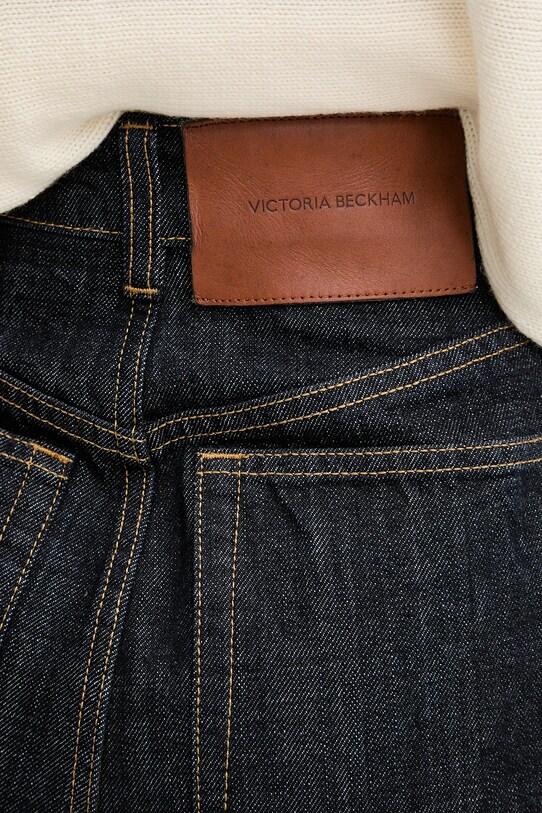 Victoria Beckham jeansy granatowy 1325DTR006565A
