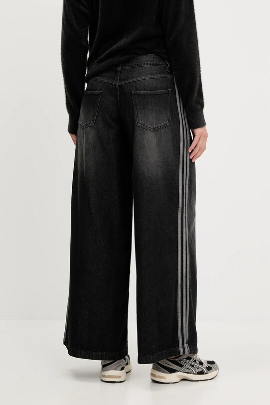 Ruházat adidas Originals farmer Denim Wide Pant JV7453 fekete