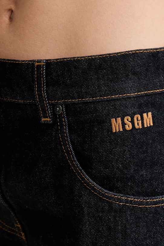 MSGM jeansy granatowy 3941MDP235.257763