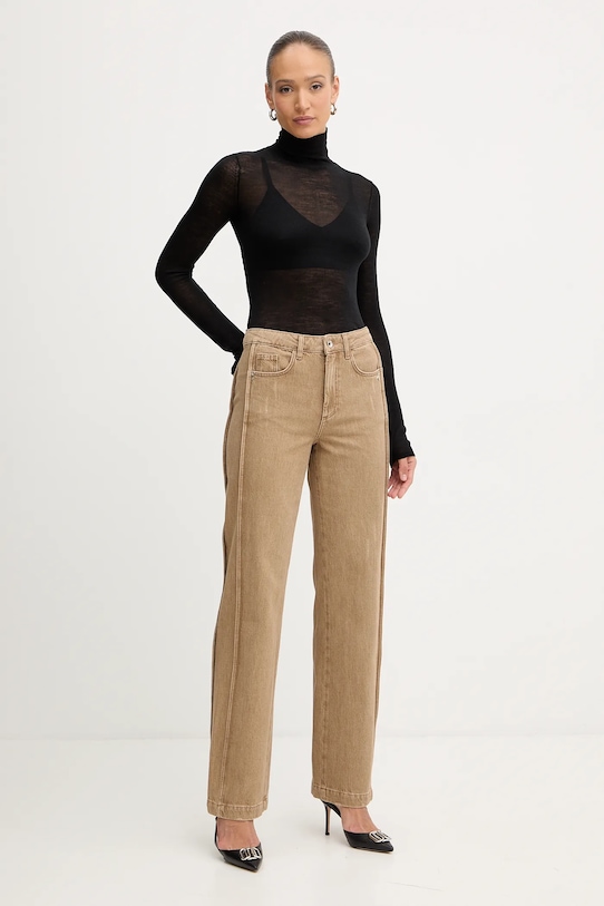 Patrizia Pepe jeansy 2P1722.D131 zielony AW25