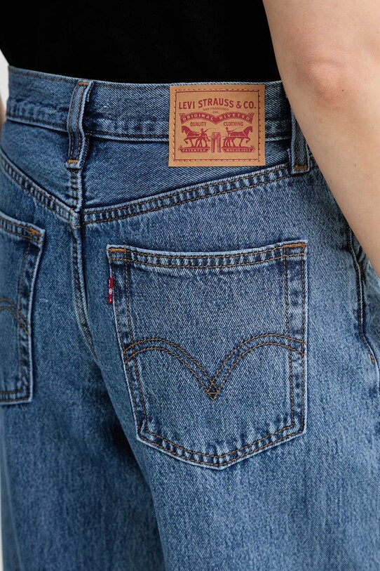 Levi's jeansy 94 BAGGY WIDE LEG niebieski A5929