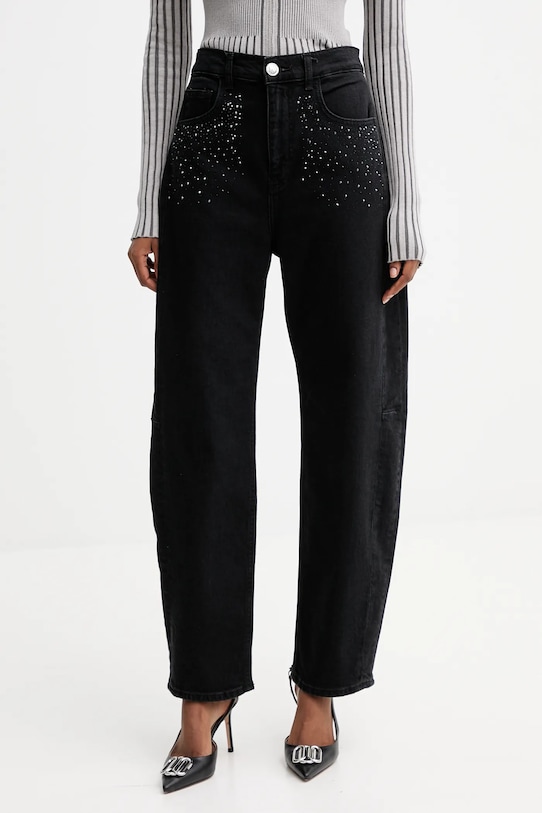 Liu Jo jeansy Planet friendly czarny UF5118.DS025