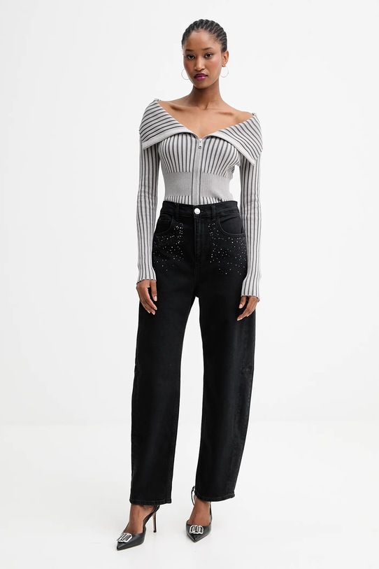 Liu Jo jeansy UF5118.DS025 czarny AW25