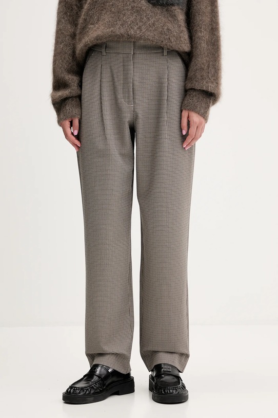 Nohavice Abercrombie & Fitch látka hnedá KI156.5414.407