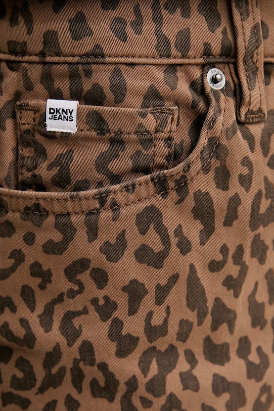 Dkny jeansy brązowy DJ5M4062