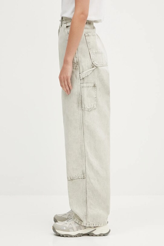 Carhartt WIP jeansy W' Brandon Double Knee I035828.2ZX5F szary AW25