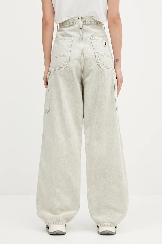 Clothing Carhartt WIP jeans W' Brandon Double Knee I035828.2ZX5F gray