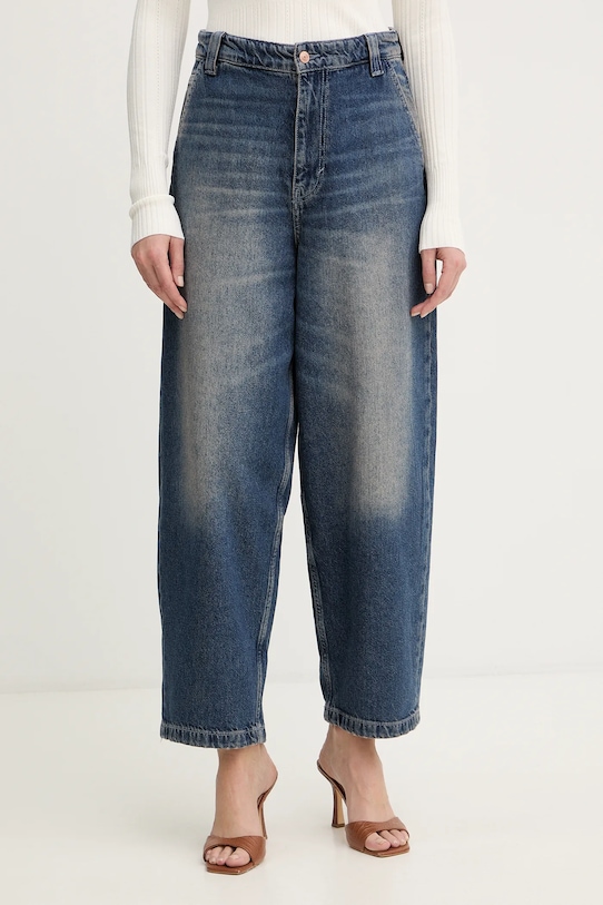 Guess jeansy Planet friendly granatowy W5YA3C.D0973