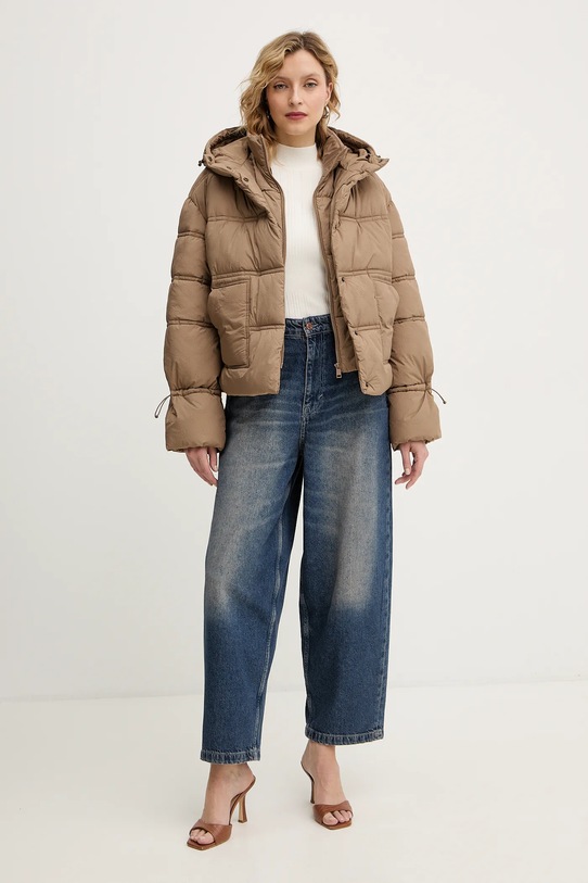 Guess jeansy W5YA3C.D0973 granatowy AW25