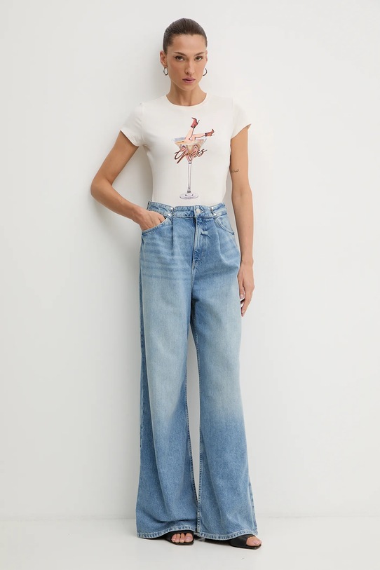 Guess jeansy W5BA3T.D0742 niebieski AW25