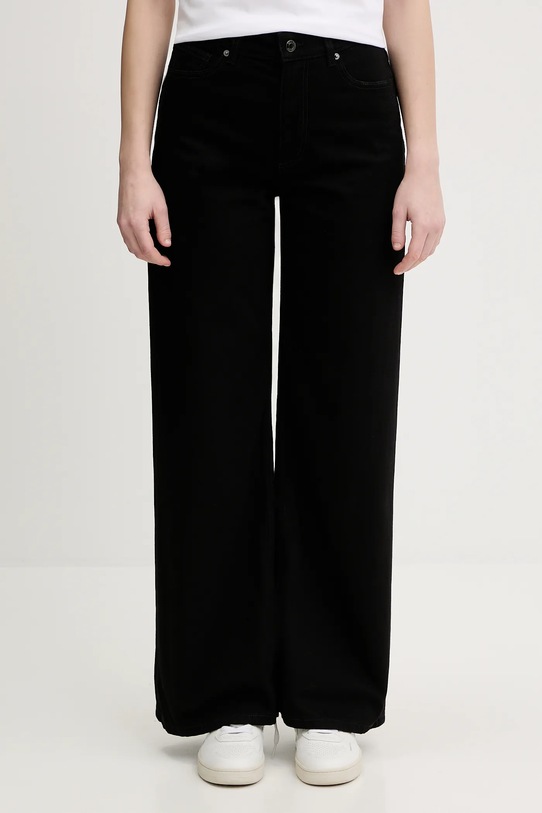 Sisley jeansy Planet friendly czarny 4MCPLE04T