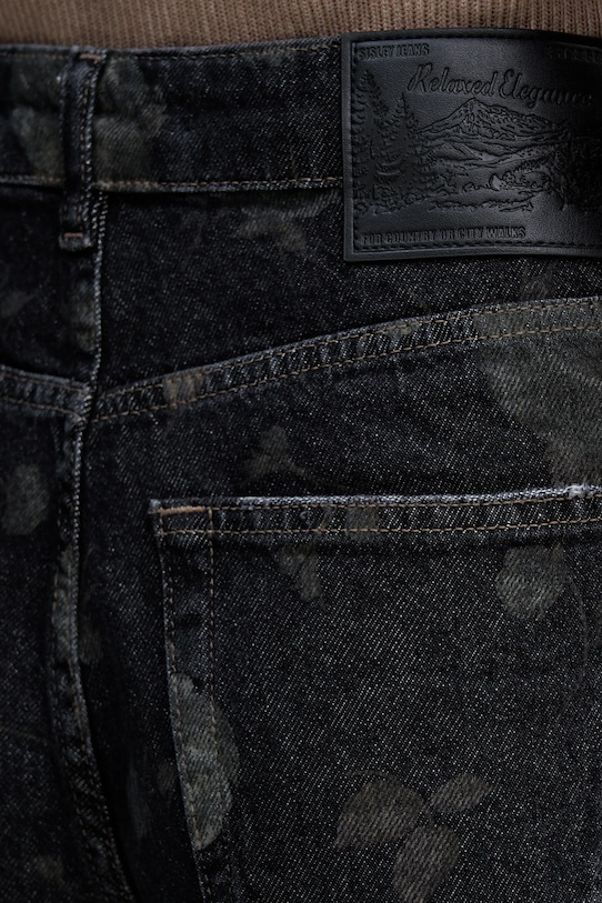 Sisley jeansy czarny 4RZHLE04R