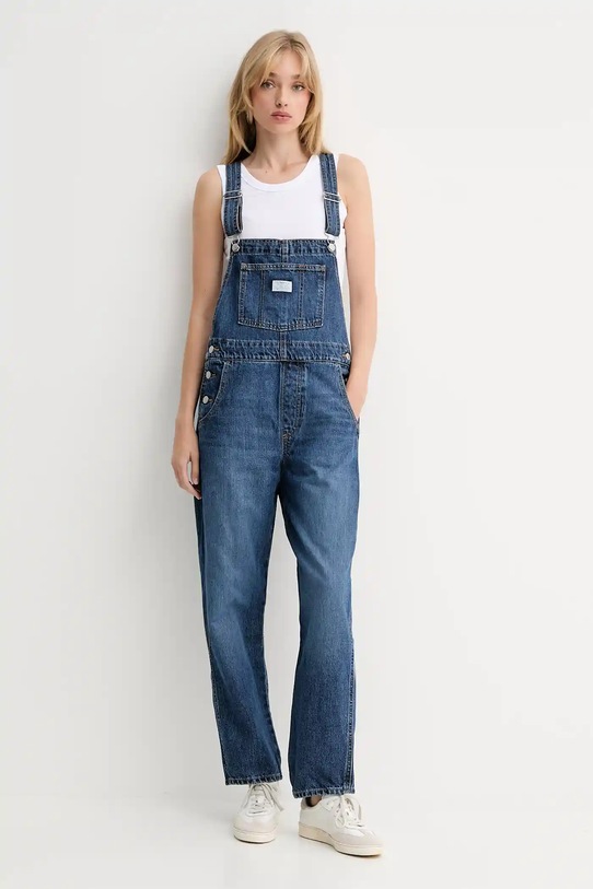 Džínové lacláče Levi's VINTAGE OVERALL 85315.0036 modrá AW25