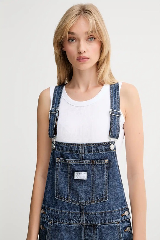 Džínové lacláče Levi's VINTAGE OVERALL modrá 85315.0036