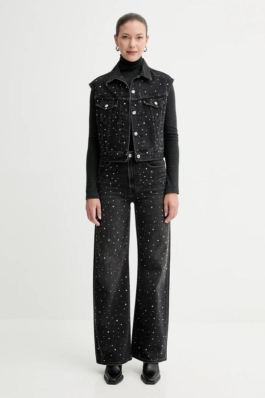 Rifle Levi's RIBCAGE WIDE LEG RIBCAGE WIDE LEG A6081.0055 čierna AW25