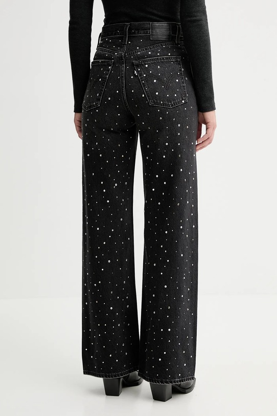 Oblečenie Rifle Levi's RIBCAGE WIDE LEG RIBCAGE WIDE LEG A6081.0055 čierna