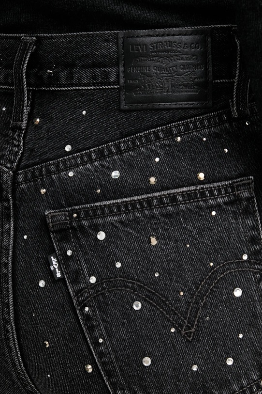 Rifle Levi's RIBCAGE WIDE LEG RIBCAGE WIDE LEG čierna A6081.0055