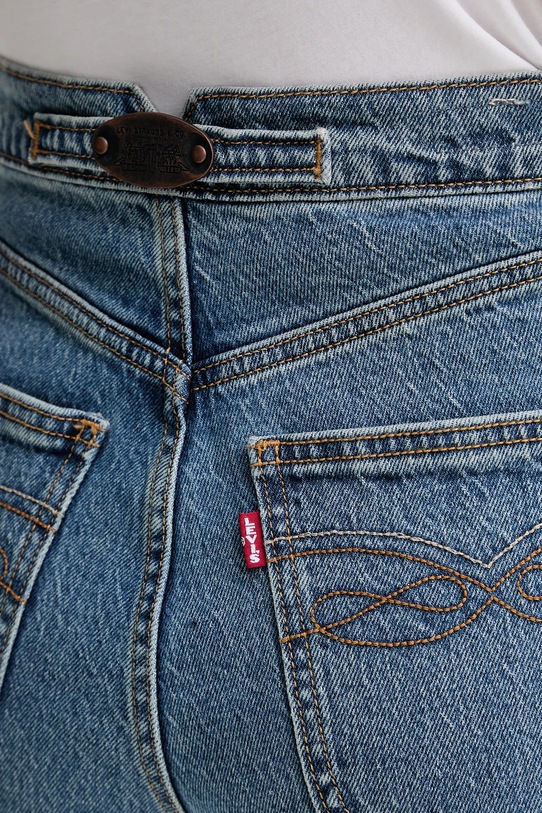 Levi's jeans RIBCAGE FL WESTERN albastru 001UT