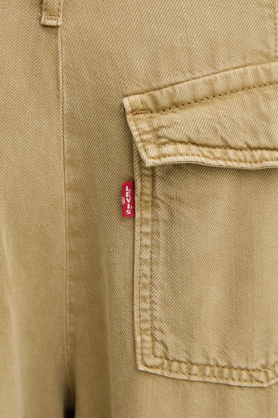 Levi's pantaloni BAGGY DAD CARGO verde 003IN.0005