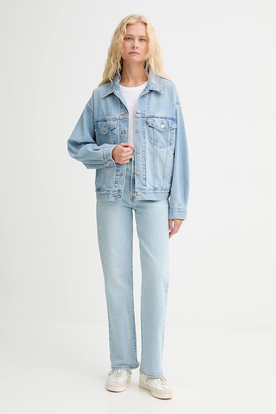 Τζιν παντελόνι Levi's RIBCAGE FULL LENGTH 79078.0045 μπλε AW25