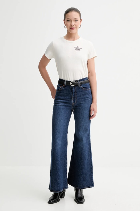 Levi's jeansy RIBCAGE BELLS A7503.0008 granatowy AA00
