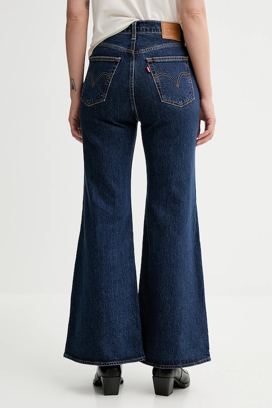 Îmbrăcăminte Levi's jeans RIBCAGE BELLS A7503.0008 bleumarin