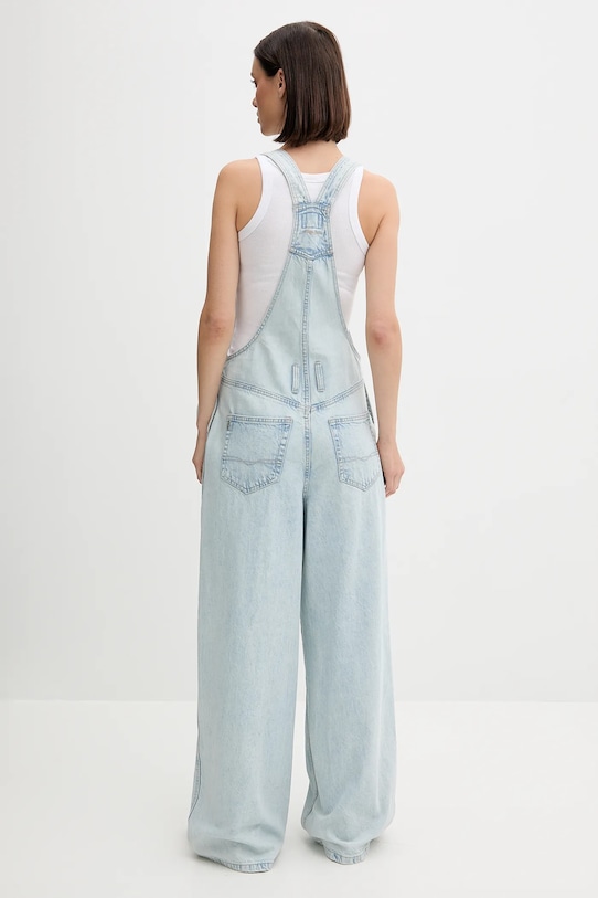 Odzież Pepe Jeans ogrodniczki jeansowe PL2300001 niebieski
