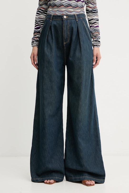 Twinset jeansy granatowy 252TP2560