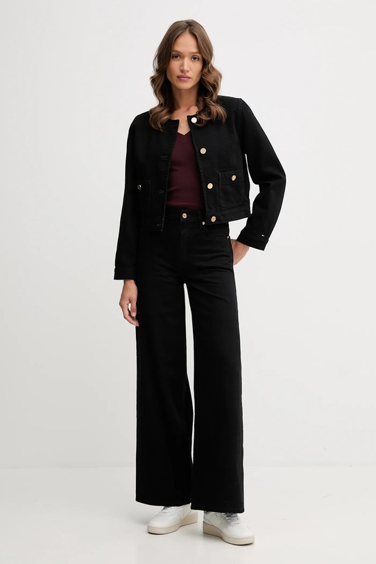 Bavlněné džíny Tommy Hilfiger WW0WW48254 černá AW25