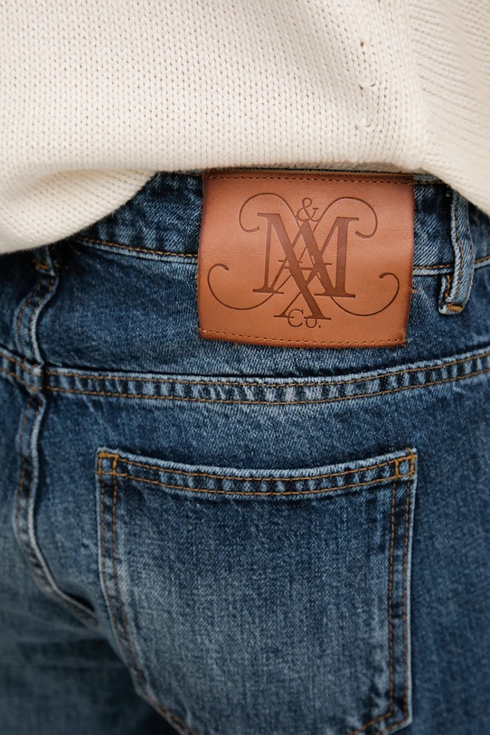 MAX&Co. jeansy bawełniane granatowy 2526186081200