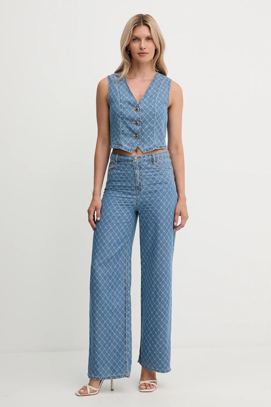 Τζιν παντελόνι Morgan PSTEL μπλε AW25