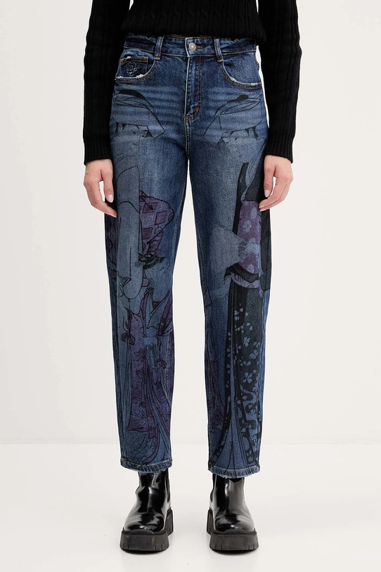 Desigual jeansy SAMURAI granatowy 25WWDD03