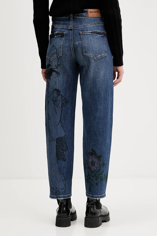 Odzież Desigual jeansy SAMURAI 25WWDD03 granatowy