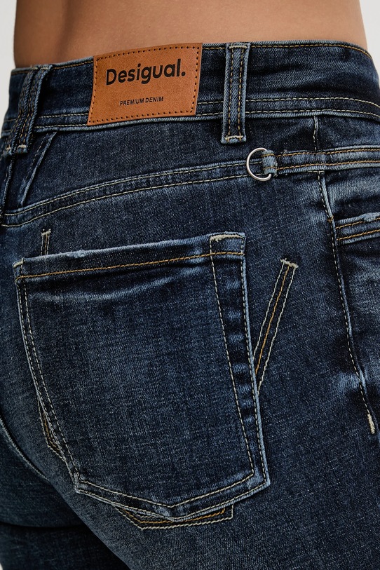 Desigual jeansy FLAIRY granatowy 25WWDD09