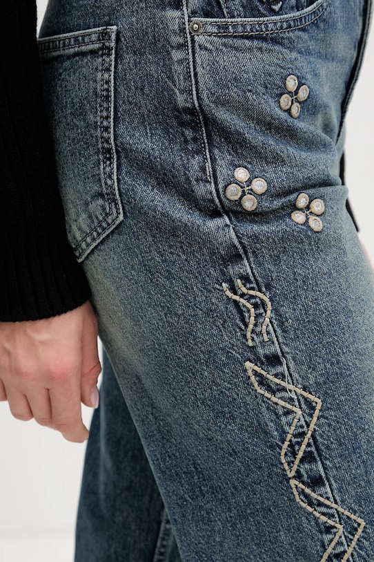 Desigual jeansy 0 niebieski 25WWDD11