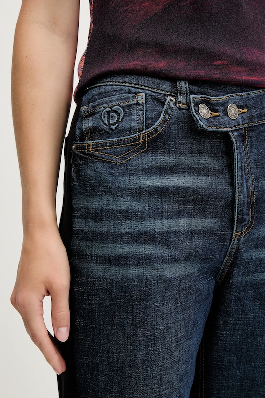 Tepláky Desigual TWIST modrá 25WWDD14