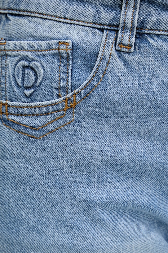 Desigual jeansy PATCHE 25WWDD20 niebieski
