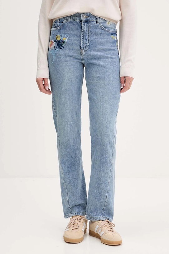 Desigual jeansy SUNFLO niebieski 25WWDD23