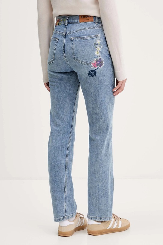 Odzież Desigual jeansy SUNFLO 25WWDD23 niebieski