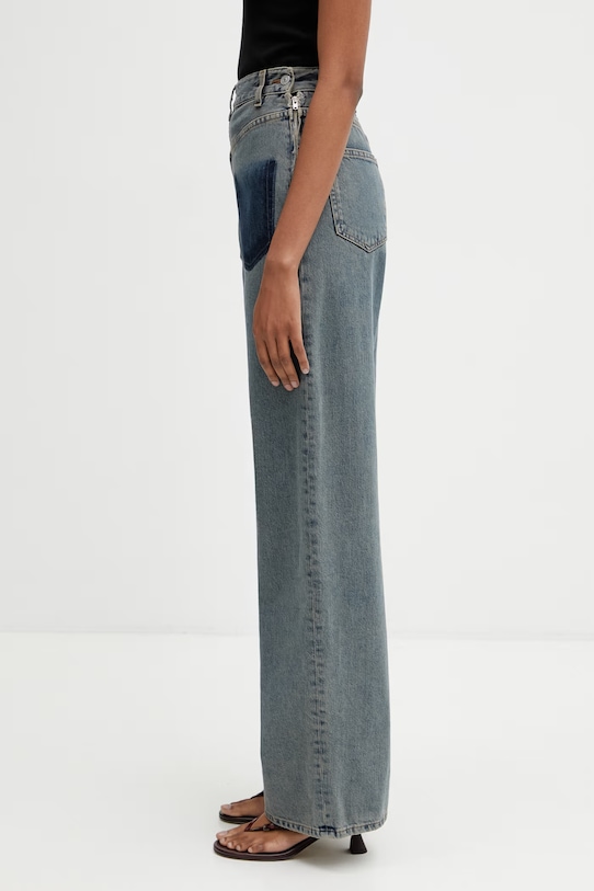 MM6 Maison Margiela τζιν φαρδιά γυναικεία S52LA0257.S30844.963 μπλε SS26