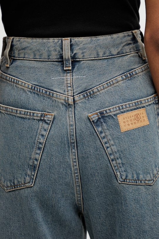 MM6 Maison Margiela τζιν φαρδιά γυναικεία μπλε S52LA0257.S30844.963