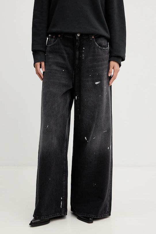 MM6 Maison Margiela jeansy czarny S52LA0262.M30011.966