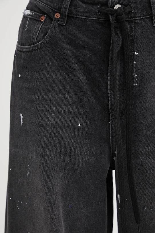 Джинсы MM6 Maison Margiela чёрный S52LA0262.M30011.966