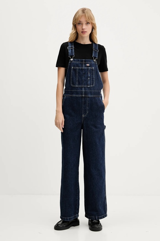 Dickies ogrodniczki jeansowe granatowy DK0A87N7