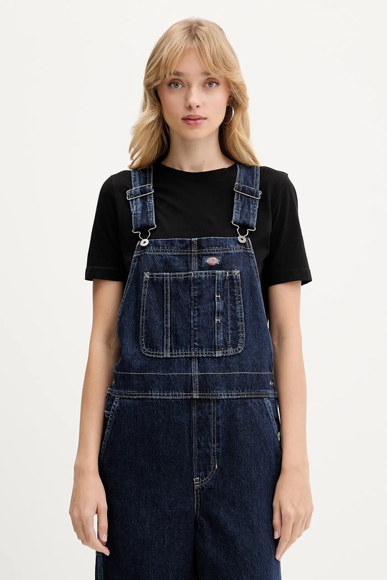 Odzież Dickies ogrodniczki jeansowe DK0A87N7 granatowy